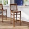 Flash Furniture Stool, Hercules, Walnut Wood XU-DG-W0006BAR-WAL-GG - alternate 9